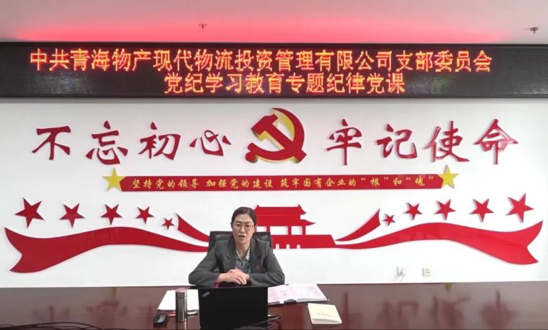 嚴(yán)明紀(jì)律作風(fēng) 永葆政治本色&mdash;&mdash;集團(tuán)黨委書(shū)記、董事長(zhǎng)劉玲同志講授專題紀(jì)律黨課